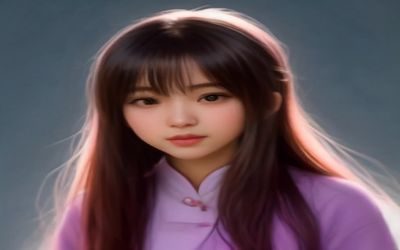 黄皮肤色女生在暖光咖啡馆里自拍，皮肤呈现健康暖橘调自拍色，气色红润，背景木质暖调
